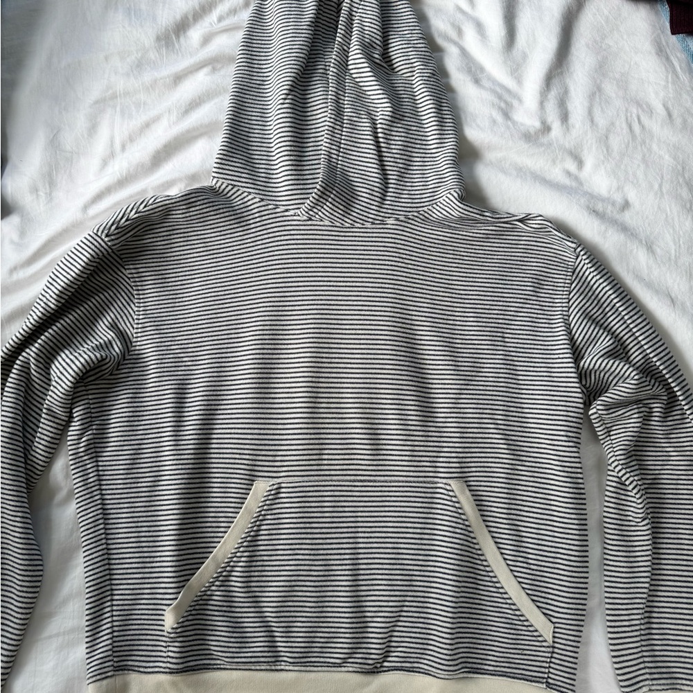 ATM Striped Hoodie with Front Pocket